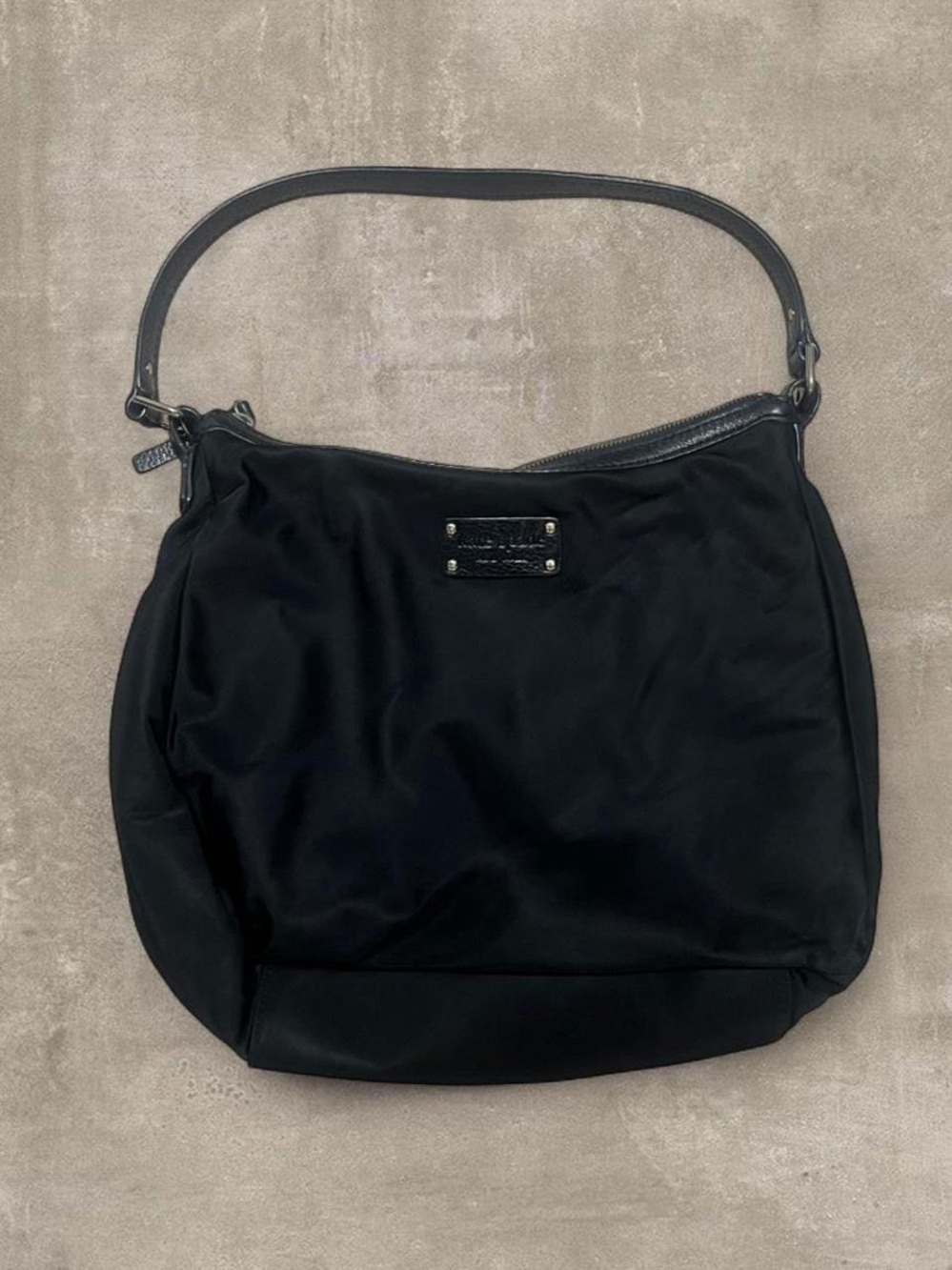 Kate Spade New York Black Nylon Shoulder Bag Purse